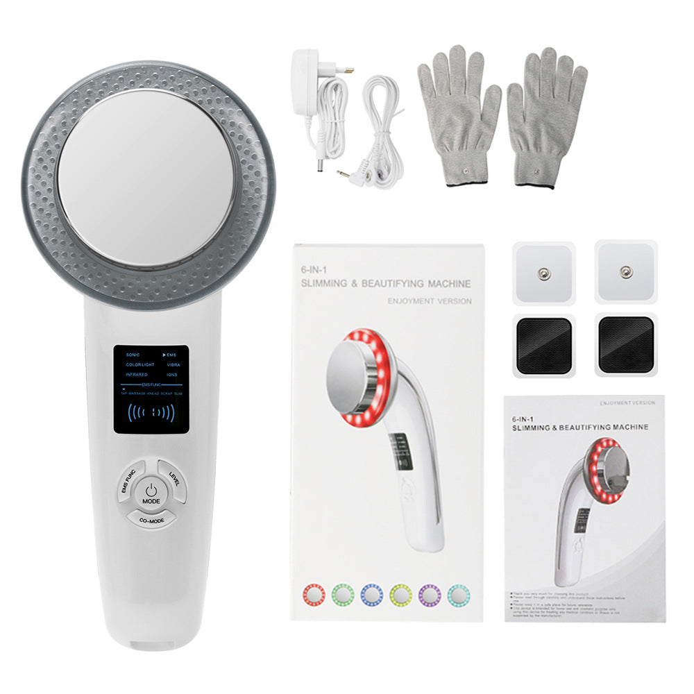 Ultrasonic Six-in-One Slimming and Skin Care Device