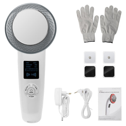 Ultrasonic Six-in-One Slimming and Skin Care Device